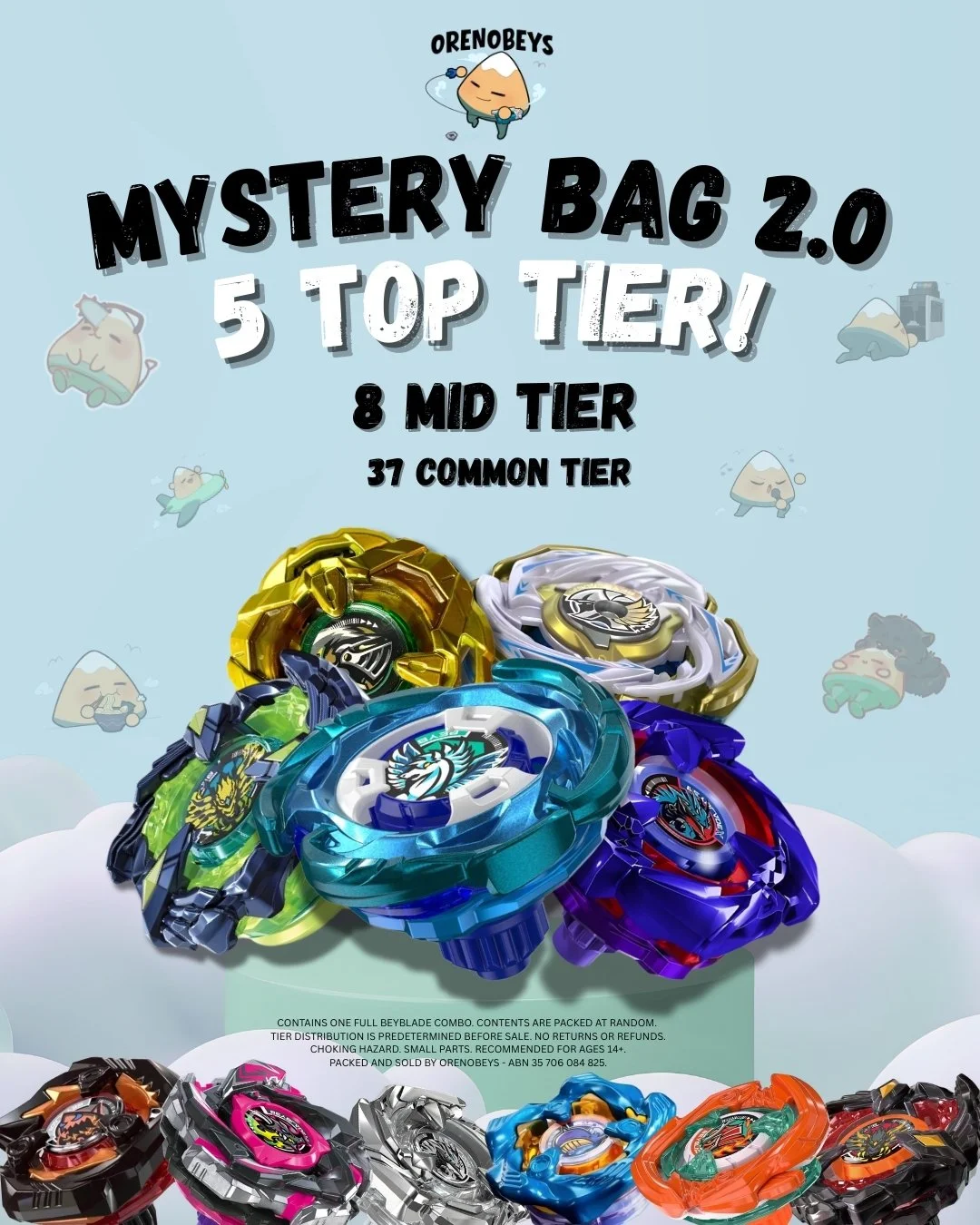 Beyblade X Mystery Bag 2.0 — OrenoBeys